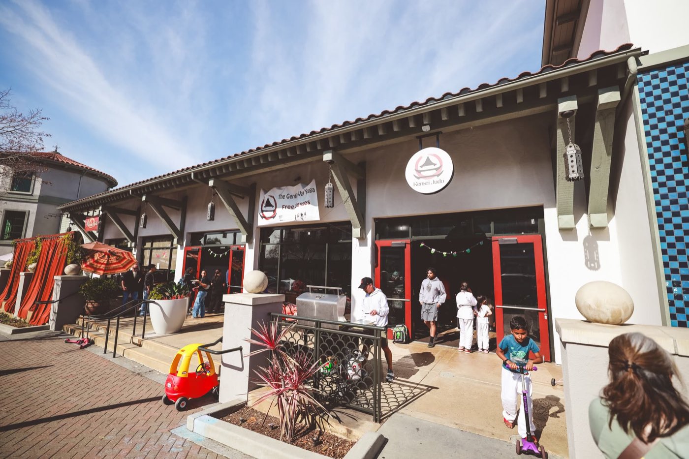 Kensei Judo storefront at Evergreen Village Square